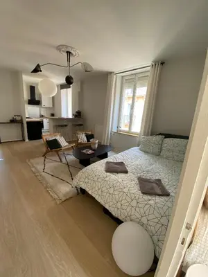 Un ou plusieurs lits dans un hébergement de l'établissement Centre ville Dijon gare / Darcy