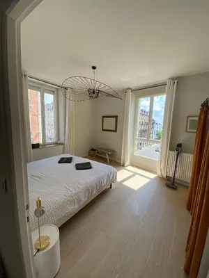 Un ou plusieurs lits dans un hébergement de l'établissement Centre ville Dijon gare / Darcy