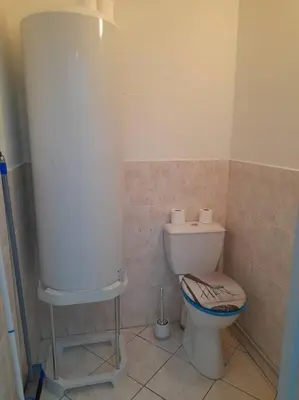 Salle de bains dans l'établissement Appartement Au Bord Du Canal