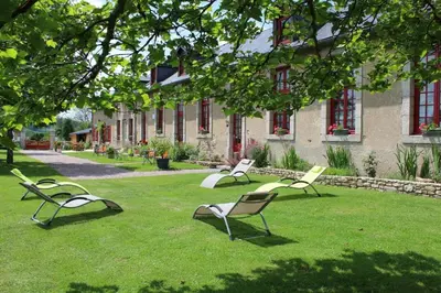Jardin de l'établissement Gîte Savauldetour