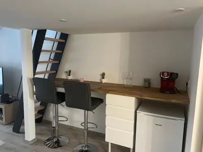 Cuisine ou kitchenette dans l'établissement Home prestige 21