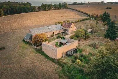 Paysage naturel près de la maison de vacances