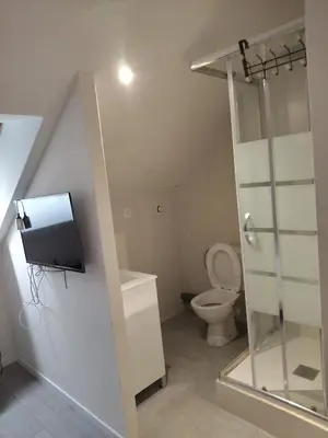 Salle de bains dans l'établissement Chez daniel
