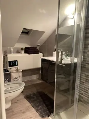 Salle de bains dans l'établissement Le Duplex de l’Avenue