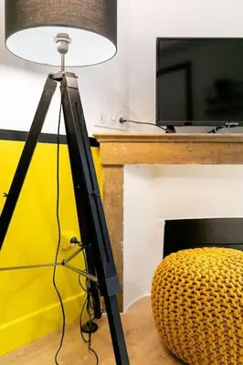 Télévision ou salle de divertissement dans l'établissement Le Lemon : au coeur du centre historique