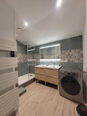 Salle de bains dans l'établissement Appartement Le Duplex