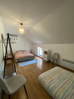 Un ou plusieurs lits dans un hébergement de l'établissement Petit cocon au cœur du Morvan
