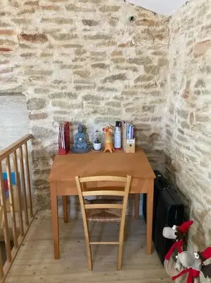 Coin salon dans l'établissement La Grange de Johanni