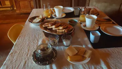 Nourriture dans le chalet ou à proximité