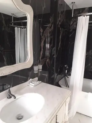 Salle de bains dans l'établissement Chambres d'Hotes CASCAROT