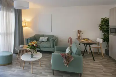Coin salon dans l'établissement DOMITYS LES SEQUANES