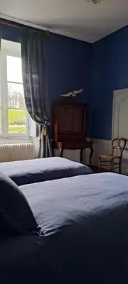 Un ou plusieurs lits dans un hébergement de l'établissement Château de Mauvilly